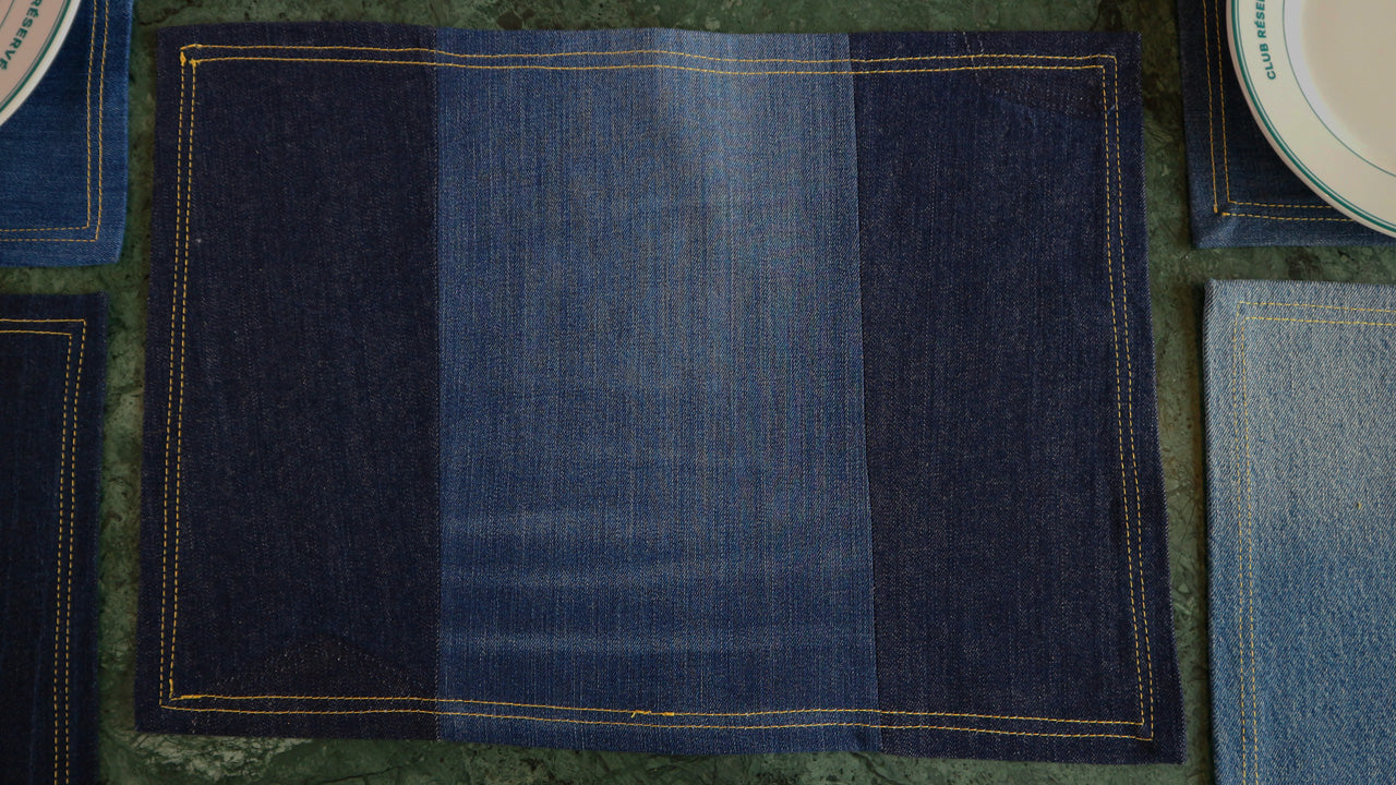 PLACEMAT - DENIM UPCYCLED #10