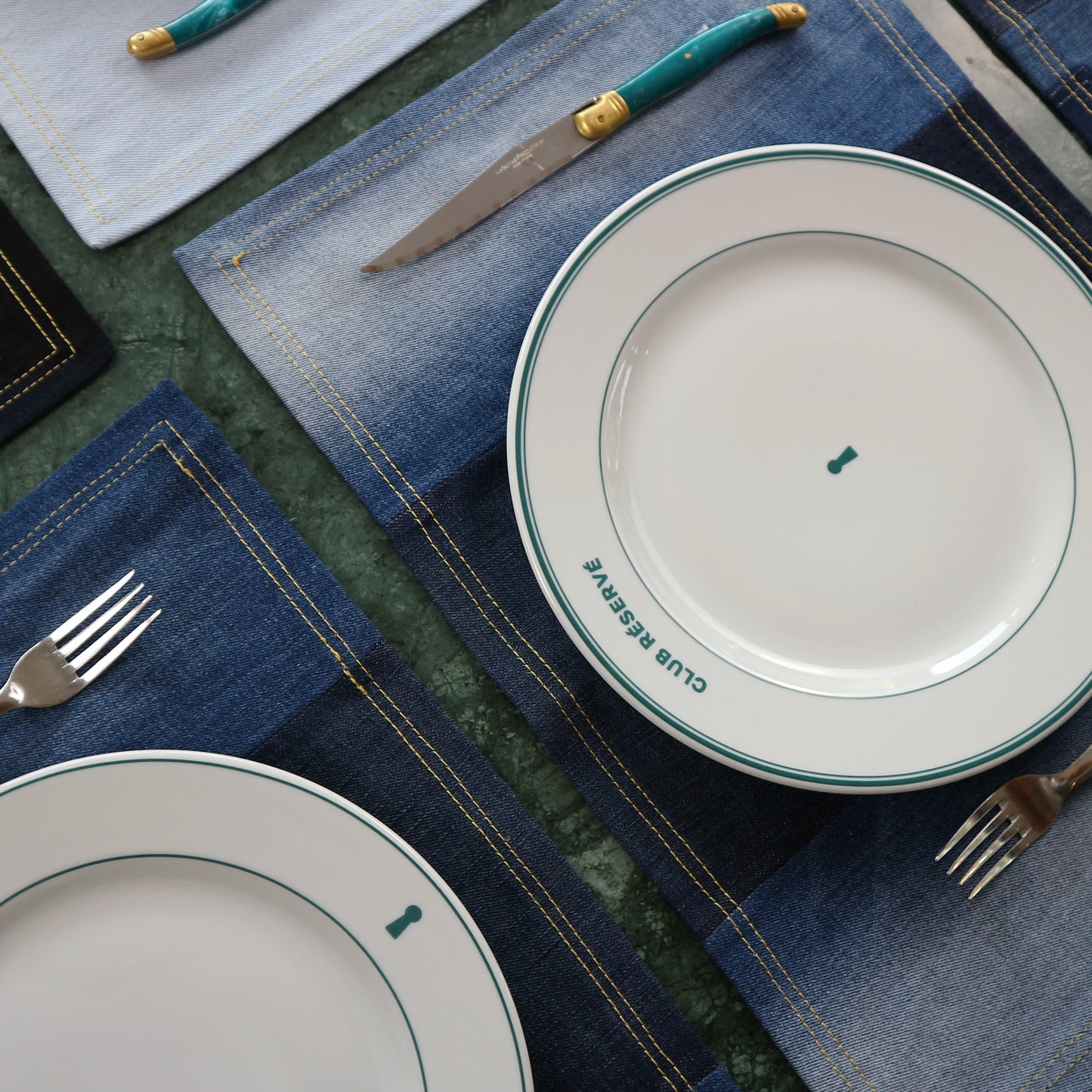 PLACEMAT - DENIM UPCYCLED #2