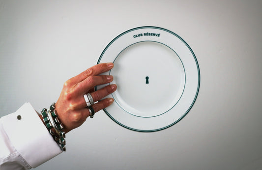 PORCELAIN LUNCH PLATE