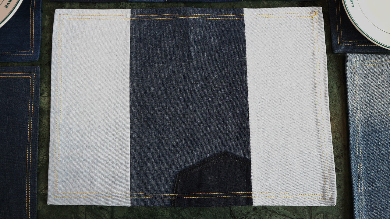 PLACEMAT - DENIM UPCYCLED #23