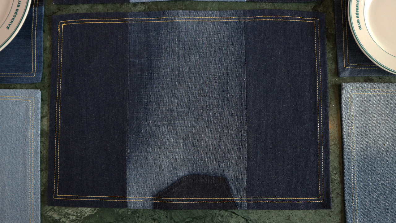 PLACEMAT - DENIM UPCYCLED #5