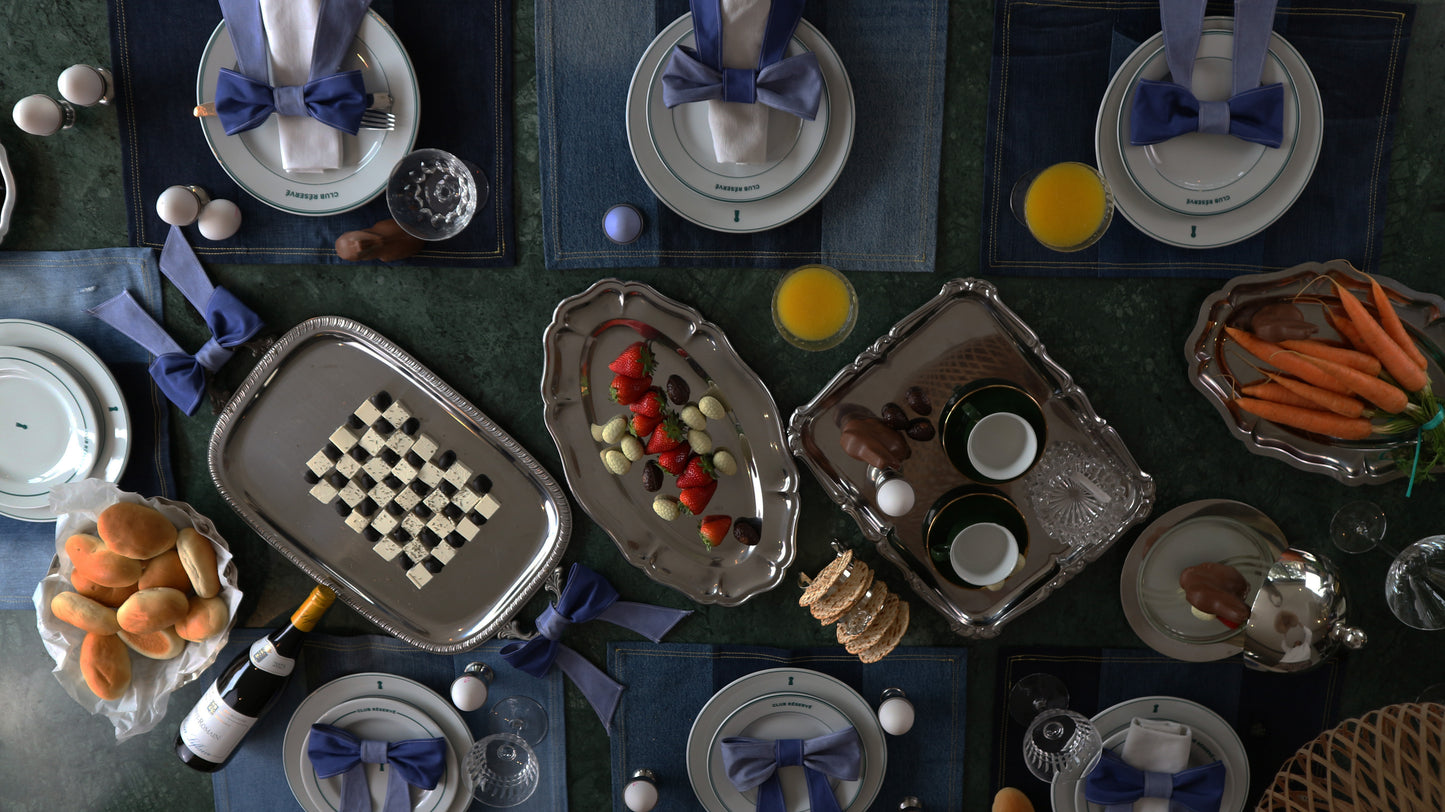 VINTAGE Serving Tray Oval