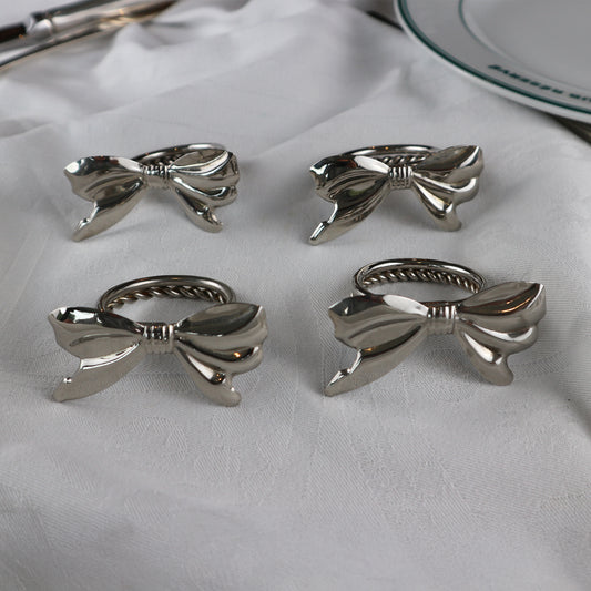VINTAGE bow napkin rings