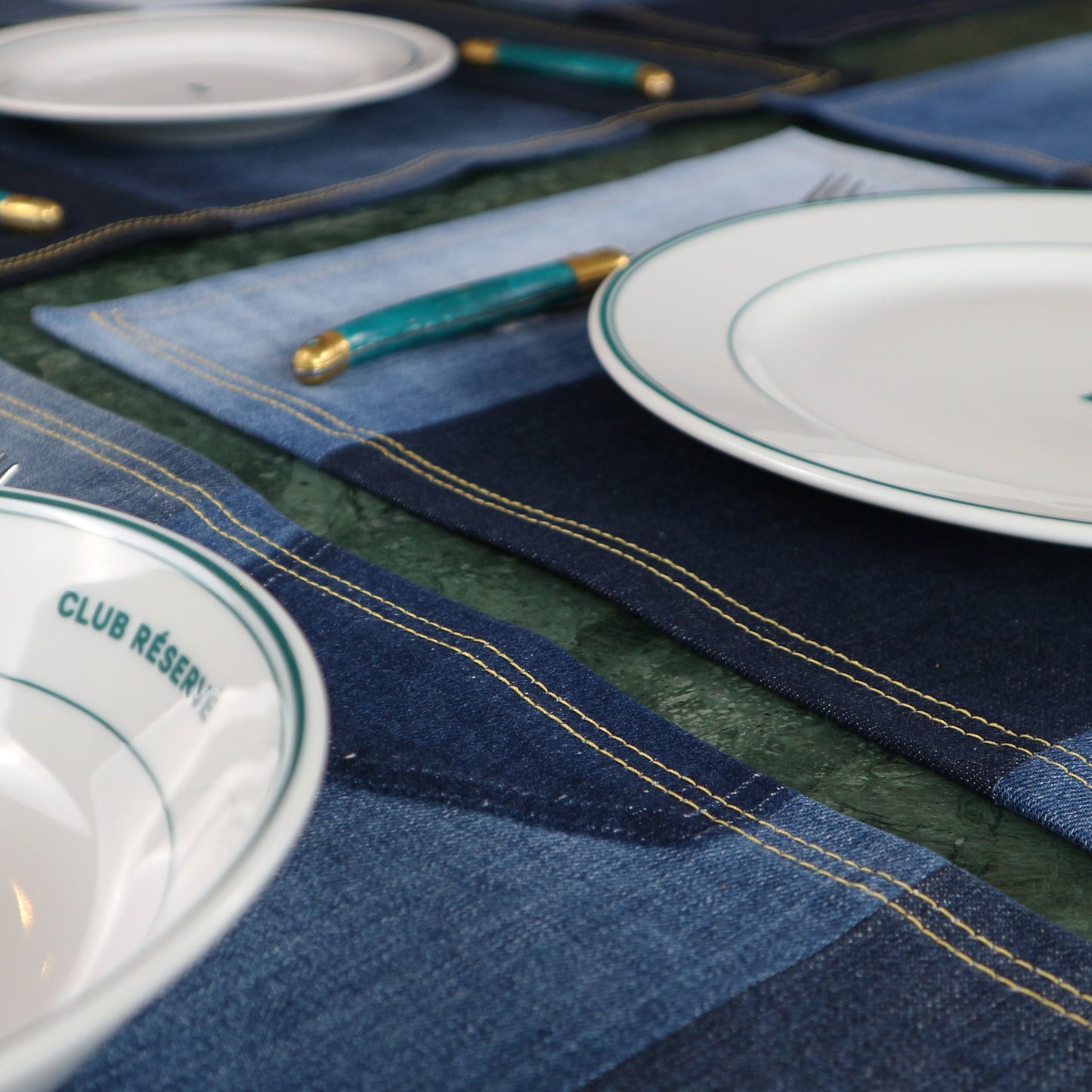 PLACEMAT - DENIM UPCYCLED #25