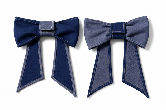 NAPKIN RING BOW - LIGHT BLUE