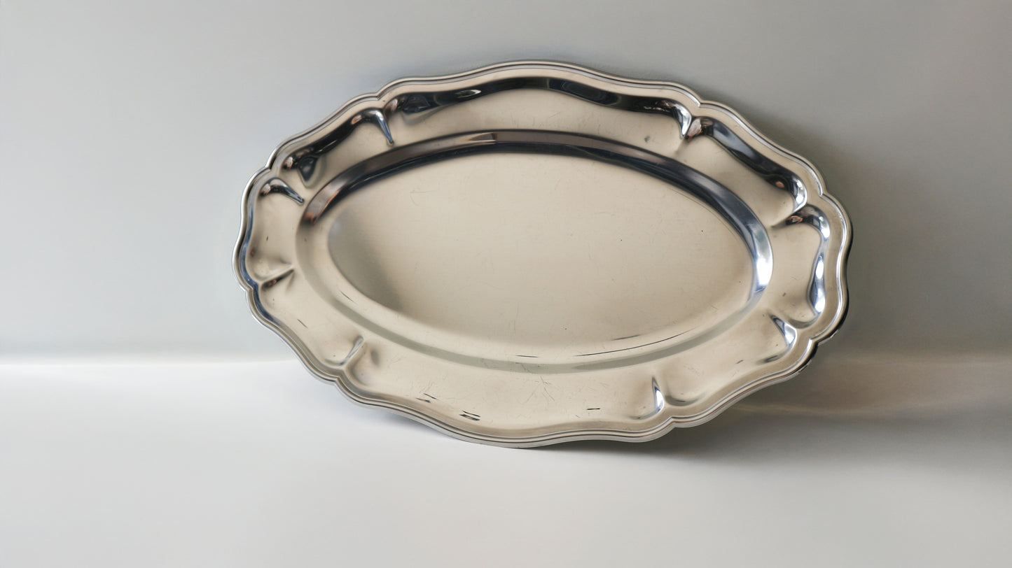 VINTAGE Serving Tray Oval